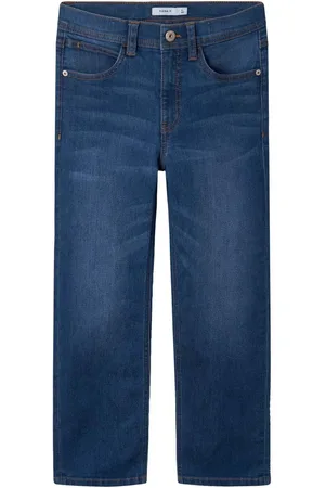 NAME IT Blue Straight Fit 100% Cotton Jeans 9 Years (134cm)