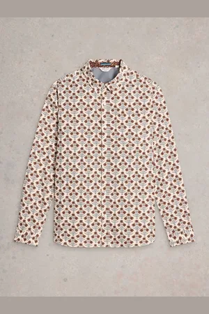 White Stuff Large Dandelion Printed Shirt L