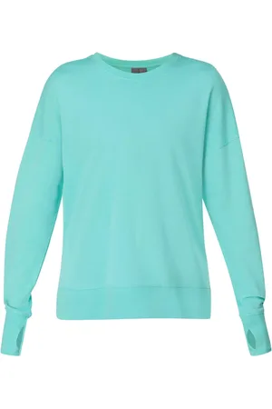 Sweaty Betty Sea Spray Blue After Class Longline Sweatshirt S