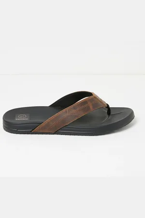 Fat Face Burke Brown Comfort Flip Flop AU 11 (EU 45)