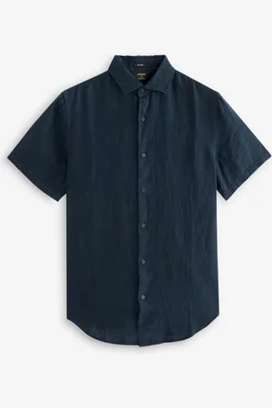 Superdry Studios Casual 100% Linen Short Sleeve Shirt XL