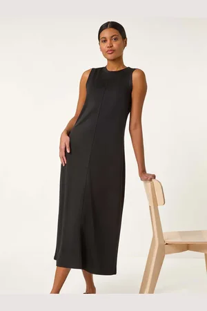 Roman Sandwash Stretch Midi Dress AU 10