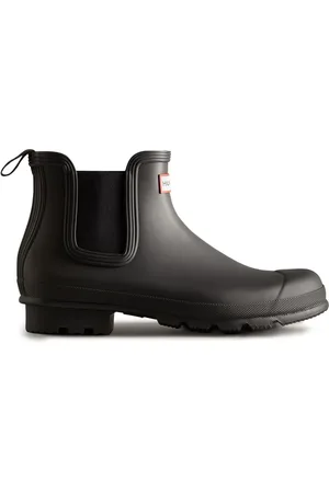 Hunter Mens Original Chelsea Boot Black Wellies AU 11 (EU 45)