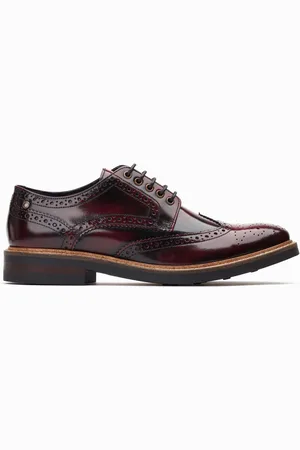 Base London Woburn Lace Up Brogue Shoes AU 8 (EU 42)