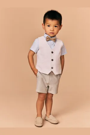Next Waistcoat Shirt Short and Bow Tie Set (3mths-9yrs) 3