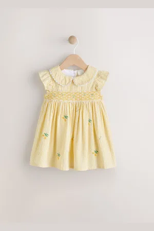 Next Baby 100% Cotton Embroidered Dress (0mths-2yrs) 6