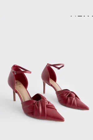 Next Forever Comfort Standard/Wide Fit Leather Knot Point Toe Heel Court Shoes AU 9 (EU 41)