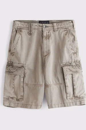 Abercrombie & Fitch 100% Cotton Baggy Cargo Shorts 34r