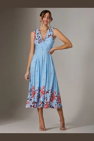 Jolie Moi Jersey Sleeveless Midi Dress AU 14
