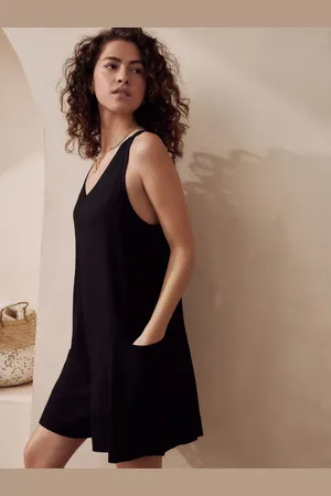 Next Black Linen Blend Playsuit AU 16