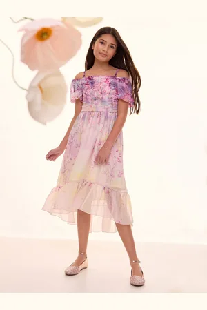 Lipsy London Ombre Cold Shoulder Maxi Dress (7-16yrs) 12 Years (152cm)