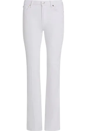 Tommy Hilfiger White Mid Rise Bootcut Jeans W32 L30