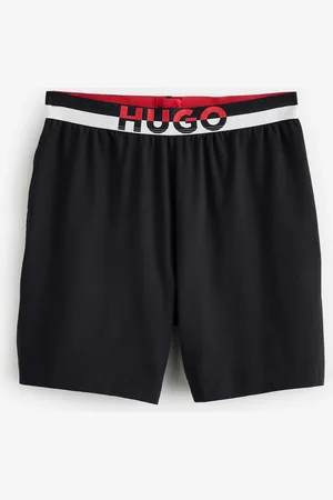 HUGO BOSS Black Colour Blocked Waistbadn Stretch Cotton Pyjama Bottoms XL
