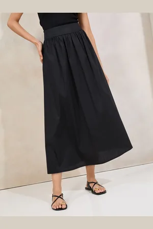 Lipsy London Poplin Midi Skirt AU 16
