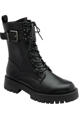 Ravel Black Zip-Up Round Toe Ankle Boots AU 7 (EU 38)