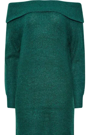 Long Tall Sally Green Bardot Tunic AU 14-16 Tall