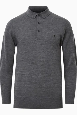 AllSaints AllSaints Mode Merino Polo Shirt XL