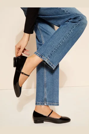 Friends Like These Standard Fit Round Toe Mary Jane Faux Leather Patent Ballerinas AU 11 (EU 42)