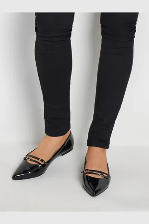 Long Tall Sally Flat Point Multi Strap Shoes AU 12 (EU 43)