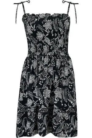 Pour Moi Strapless Shirred Bodice Frill Woven Beach Dress AU 16