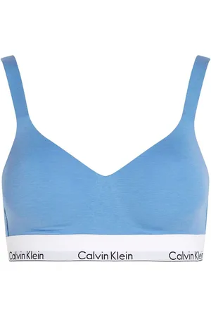 Calvin Klein Blue Modern Cotton Lift Bralette XL