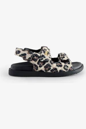 Barbour Leopard Print Sandals AU 8 (EU 39)