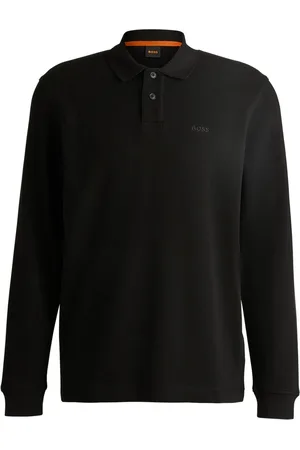 HUGO BOSS Waffle Structured Stretch Cotton Polo Shirt S