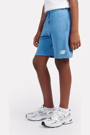 New Balance Kids French Terry Stacked Logo 100% Cotton Shorts 10
