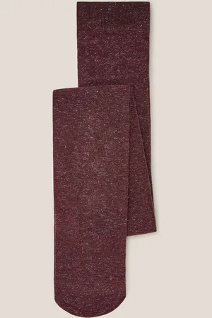 White Stuff Purple Sienna Sparkle Tights S