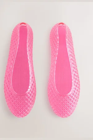 Next Round Toe Jelly Ballerinas AU 6 (EU 37)