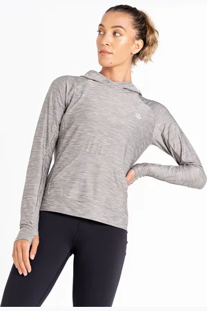 Dare 2B Grey Sprint Cty Lightweight Workout Hoodie AU 20