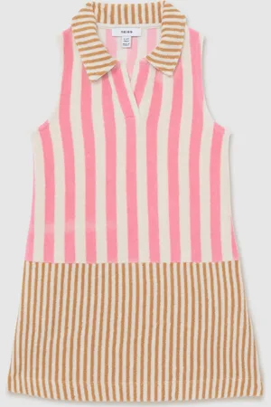 Reiss Felicia 4-9 yrs Towelling Stripe Dress 6