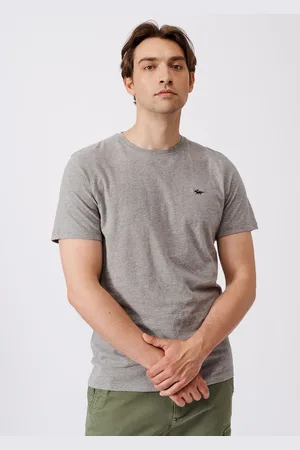 Aubin Logo Cotton T-Shirt L