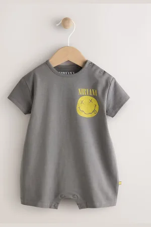 Next Dark Grey Nirvana Baby Romper (0mths-3yrs) 2
