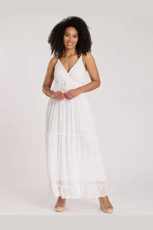 South Beach Sequin Detail Cami V-Neck Maxi Dress AU 14
