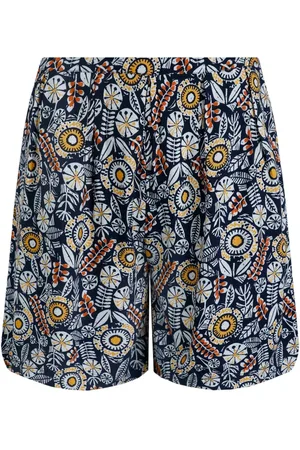 Weird Fish Sundance Viscose Printed Shorts 12