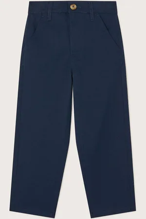 Monsoon Blue Straight Chinos Trousers 7 Years (122cm)