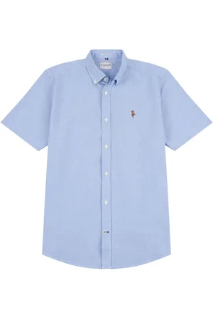 U.S. Polo Assn. U. S. Polo Assn. Mens Short Sleeve Oxford 100% Cotton Shirt XL