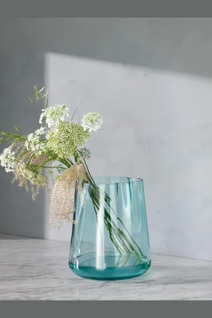 LSA International Sea Green Lagoon Lantern Vase H24cm One