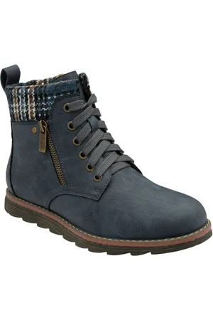 Lotus Blue Zip-Up Ankle Boots AU 6 (EU 37)