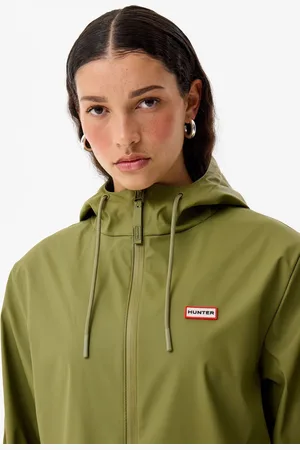 Hunter Water Resistant Zip Up Raincoat XL