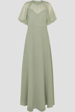 Monsoon Mona Angel Sleeve Maxi Dress AU 14