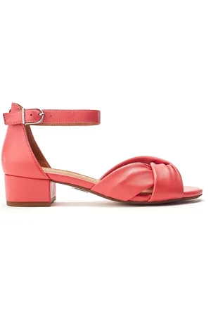 Moda In Pelle Macadamia Low Heel Ankle Strap Leather Sandals AU 7 (EU 38)