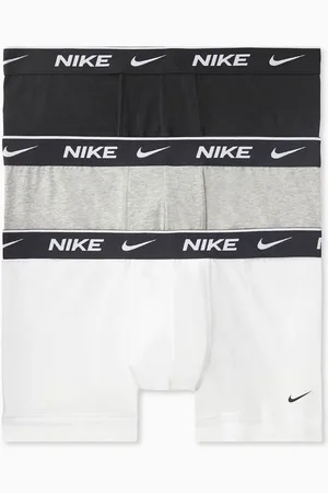 Nike Grey Everyday Cotton Stretch Trunks 3 Pack M