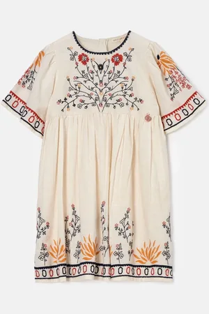 Angel & Rocket 100% Cotton Embroidered Reyna Swing Dress 8 Years (128 cm)