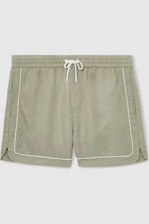 Reiss Azure Piped Drawstring Swim Shorts XL