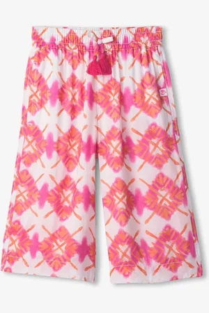 Hatley Painted Sunburst Wide Leg White Culottes 10 Years (140cm)
