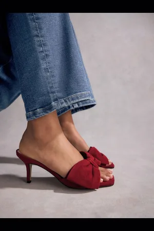 Next Red Tabitha Simmons Joelle Leather Bow Mules AU 11 (EU 43)