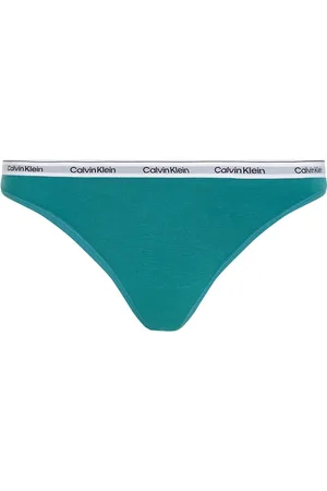 Calvin Klein Green Modern Logo Thong xlarge