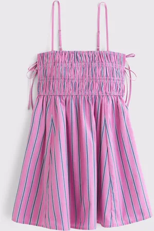 Abercrombie & Fitch Smocked Babydoll Maxi Dress xlarge